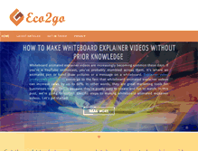 Tablet Screenshot of eco2go.org